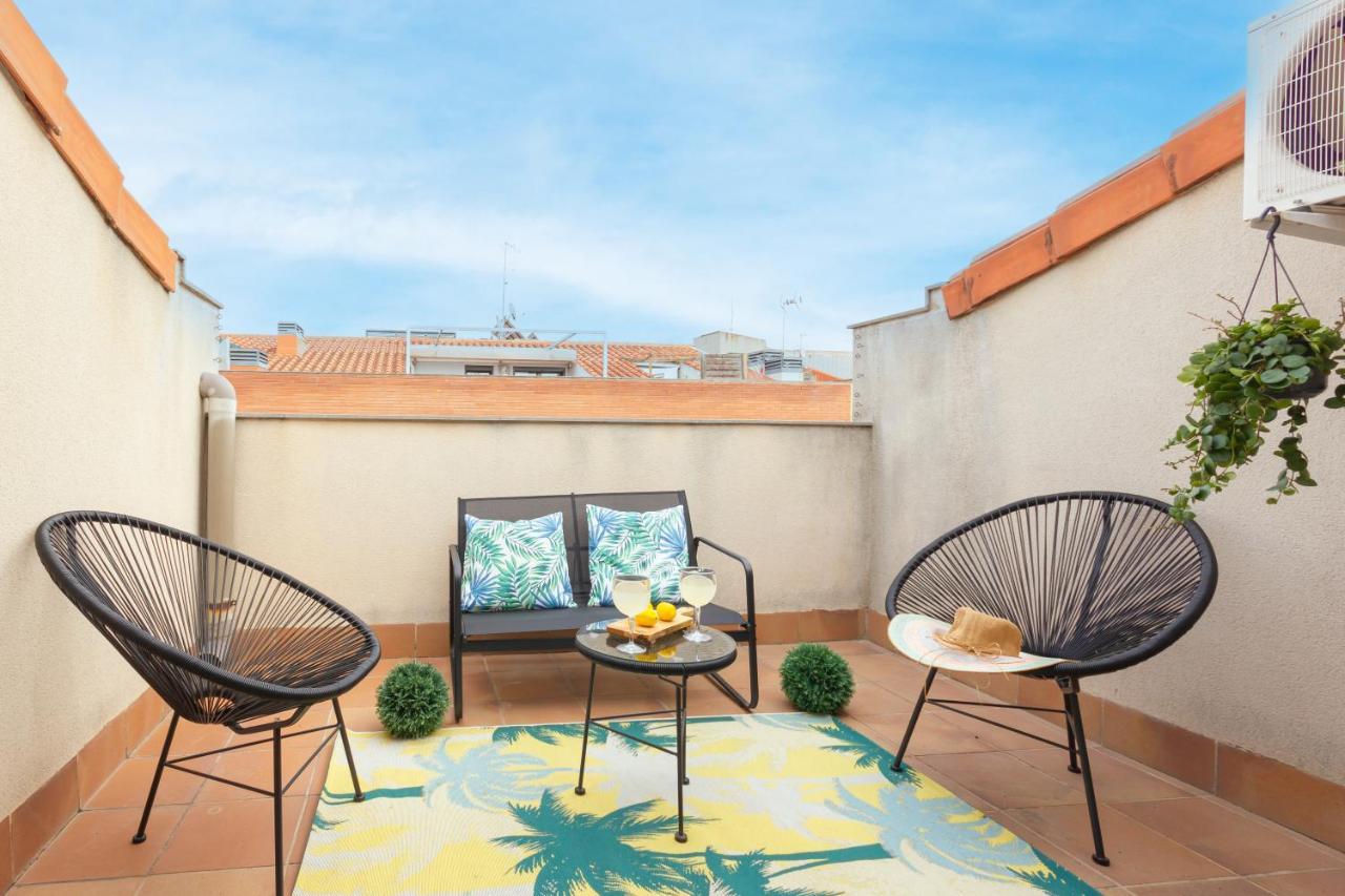 Ferienwohnung Elegante Duplex En Terrassa, Barcelona Exterior foto